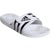 Adidas Muiltjes 'Adissage' zwart / wit