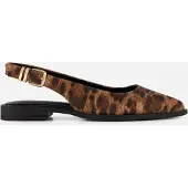 Tamaris Ballerina met riempjes bruin / zwart