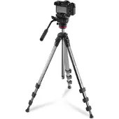 Hama Statief "PRO Move 160 2D+", videostatief voor camera en GSM, 160cm