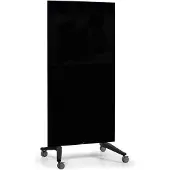 Legamaster Mobiel glassboard dubbelzijdig - 90 x 175 cm - Zwart