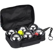 Get & go Jeu de Boules Set V - 6 Ballen - Chroom