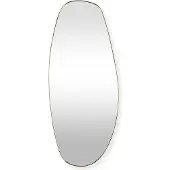 Sensahome Leandro Wandspiegel – Organische Spiegel – Asymmetrisch Design – 120x50 cm – Goud