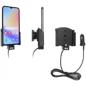 Brodit houder geschikt voor Samsung A34 5G Actieve houder met 12V USB plug