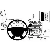 Brodit ProClip houder geschikt voor Ford Transit Connect / Tourneo Connect 2010-2013 Center mount