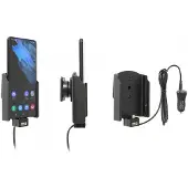 Brodit Houder actieve Samsung Galaxy S21+ met USB-kabel, Smartphonehouder, Zwart