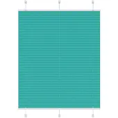 vidaXL Plissé rolgordijn 110x200cm stofbreedte 109,4cm petrol groen