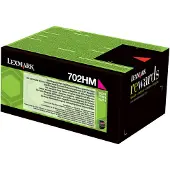 Lexmark Toner 70C2HM0 (702HM) Magenta Hoge capaciteit