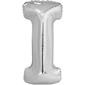 Amscan Letterballon I Folie 100 Cm Zilver