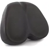 INF Ergonomisch Comfort Gel Fietszadel - Drukverlaging & Schokabsorberend Fietszadel Black
