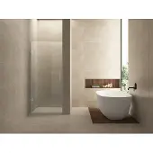 Wiesbaden Nisdeur less 100x200 cm 8 mm nano helder glas chroom