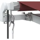 vidaXL Elektrisch zonnescherm met led en sensor 4,5 x 3,5 m