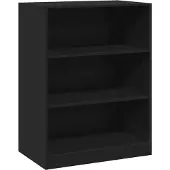 vidaXL Kledingkast 77x48x102 cm bewerkt hout zwart