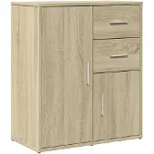 vidaXL Dressoir 60x31x70 cm bewerkt hout sonoma eikenkleurig