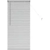 vidaXL Venetiaanse jaloezie zilver 175 x 60 cm 25 mm Aluminium