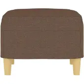 vidaXL Voetenbank 60x50x41 cm stof bruin
