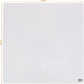 Nobo Whiteboard tegel 36x36cm wit magnetisch