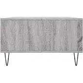 vidaXL Salontafel grijs Sonoma, 104x60x35 cm, houtvezel