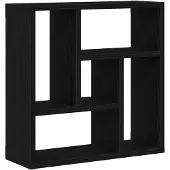 vidaXL Wandplank 45x16x45 cm spaanplaat zwart eikenkleurig