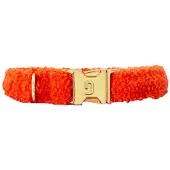 DOGGUO Teddy Collar - Hondenhalsband - Oranje 42-68 Cm