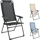 Travellife Campingstoel Lago Ligstoel Klapstoel - Opvouwbare stoel, verstelbaar, 120 kg