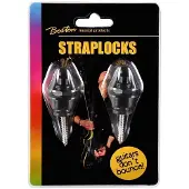 Boston Straplock systeem - BSL-20-BK - Met schroeven - Zwart
