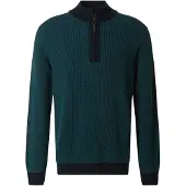 Pierre Cardin Trui turquoise / donkerblauw