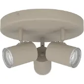Eglo Consuma 1 Opbouwspot - Badkamer - GU10 - Ø 25 cm - Zandkleur/Beige