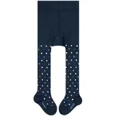 Falke Little Dot slijtvast huidvriendelijk katoen panty baby blauw - maat 62-68