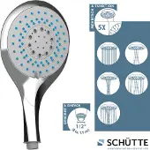 Schutte Handdouche Tropic 5 Functies Chroom