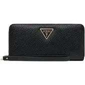 GUESS Portemonnee 'LAUREL II SLG LARGE ZIP AROUND' zwart