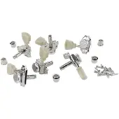 Gotoh SD-90 Keystone MG-T Nickel locking stemmechanieken 3x3 (set van 6 stuks)