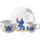 Villeroy & Boch Kindergeschirr-Set Disney Stitch Set van 3