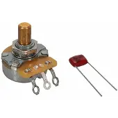 Fender 250K Potentiometer met Solide Schacht - Pure Vintage Parts