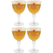 Westmalle Bierglazen 330 ml - 4 Stuks