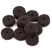Fender Strap Button Viltwasjes - 12 Stuks, Zwart