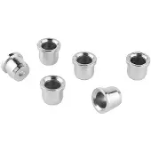 Fender Chromen String Ferrules voor Telecaster - Set van 6