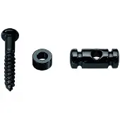 Boston SH-8-B Snarenretainer - Cilindervormig, 6,5mm, Zwart
