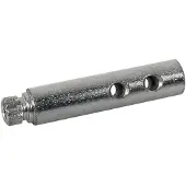 Boston MHP-08D machine head shafts, metal, 2 holes, nickel, 6x26mm, 12-pack