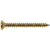 Boston TS-03-G Ovalen Tapenschroeven 4x45mm - Goud, 12 Stuks