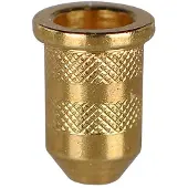 Boston TB-05-G Snaar Ferrules - 6-Pack Goud 6,5mm x 11mm