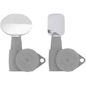 Hipshot HS6B1BBBC Big Butter Bean Stemknop voor Gitaarmechaniek Chrome, per stuk