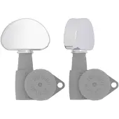 Hipshot HS6B1MOOC Half Moon Stemknop voor Gitaarmechaniek Chrome, per stuk