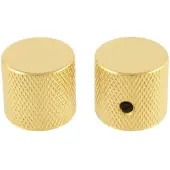 AllParts MK0115002 Gouden Barrelknoppen voor USA Solid Shaft Pots - 2 Stuks