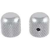 AllParts MK0110010 Chroom Dome Knoppen - 2 Stuks