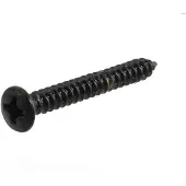 AllParts GS3364B03 brugmontageschroeven 5 x 25 mm – zwart (50 stuks bulkpack)