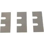 AllParts BP0426001 Locking Nut Neck Shim Set - 3 Stuks