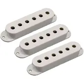 AllParts PC0406050 pickup covers voor Stratocaster, parchment, 3 stuks