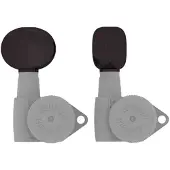 Hipshot HS6B1BTRB Butter Bean Stemknop voor Gitaarmechaniek Black, per stuk