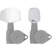 Hipshot HS6B1DLTN Delta Stemknop voor Gitaarmechaniek Nickel, per stuk
