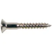 Boston WS-04-N Oval Countersunk Schroeven, 3,5x25mm, 12 Stuks, Nikkel